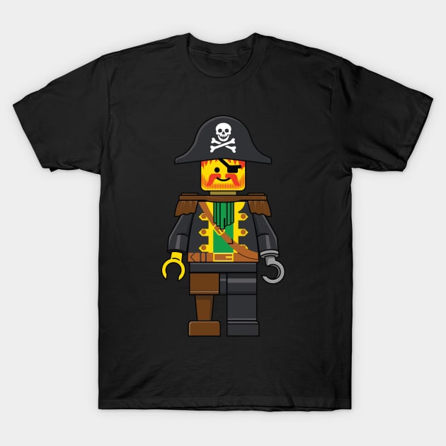 Classic Captain Red Beard Lego Pirate T Shirt TeePublic